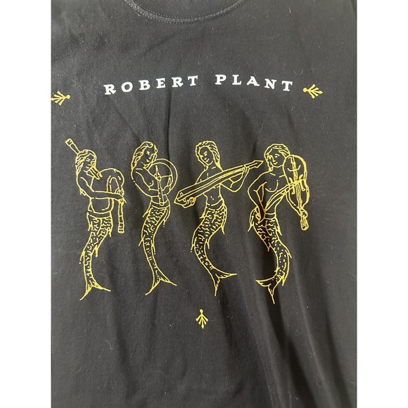 All Sport Robert Plant Dreamland Tour T-Shirt Men's‎ Medium Black Graphic Print - Picture 2 of 4